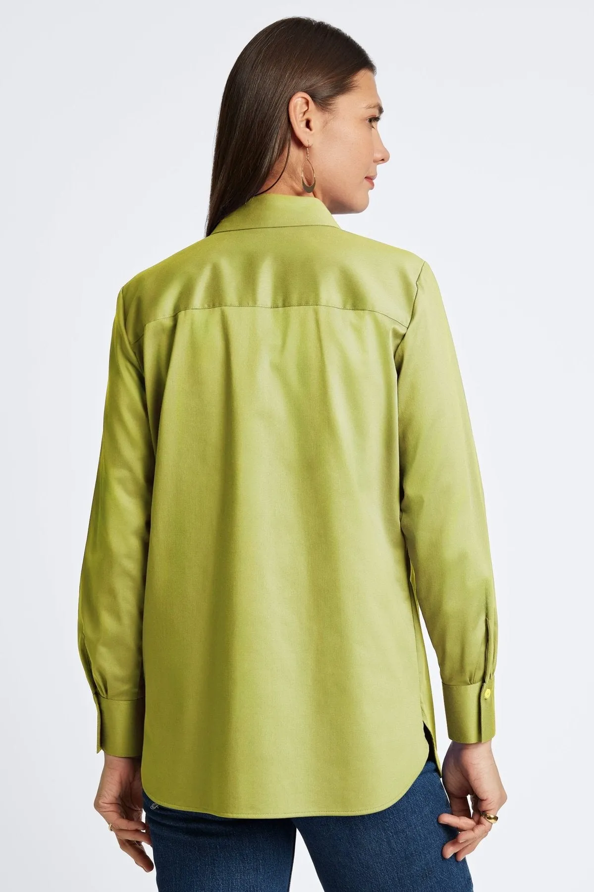 Layla Stretch Matte Sateen No Iron Tunic