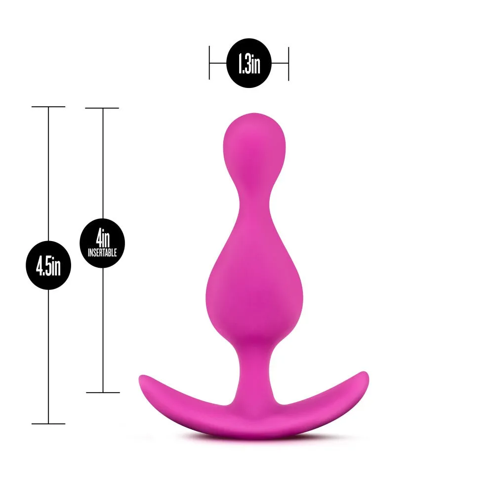 Luxe By Blush® | Explore Fuchsia 4.5-Inch Anal Plug With Handle