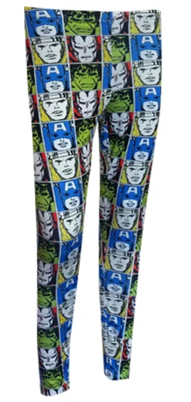 Marvel Comics Classic Avengers Leggings