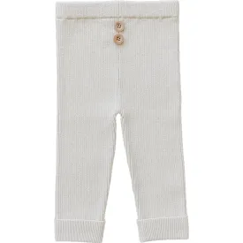 Mebie Baby Cream Knit Leggings