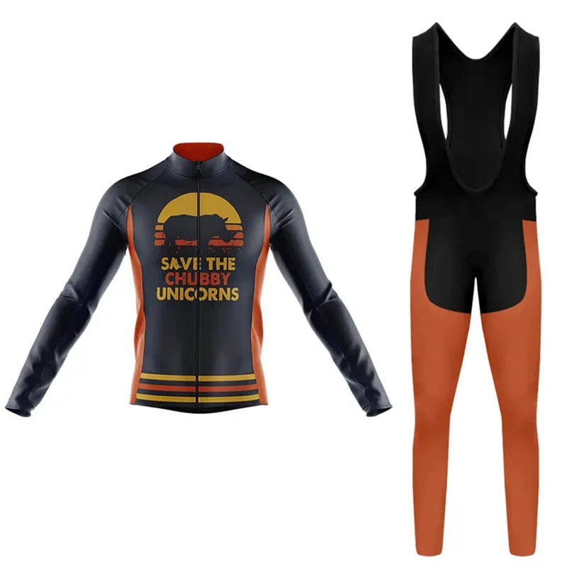 Men Cycling Long Set Uniform STY-11