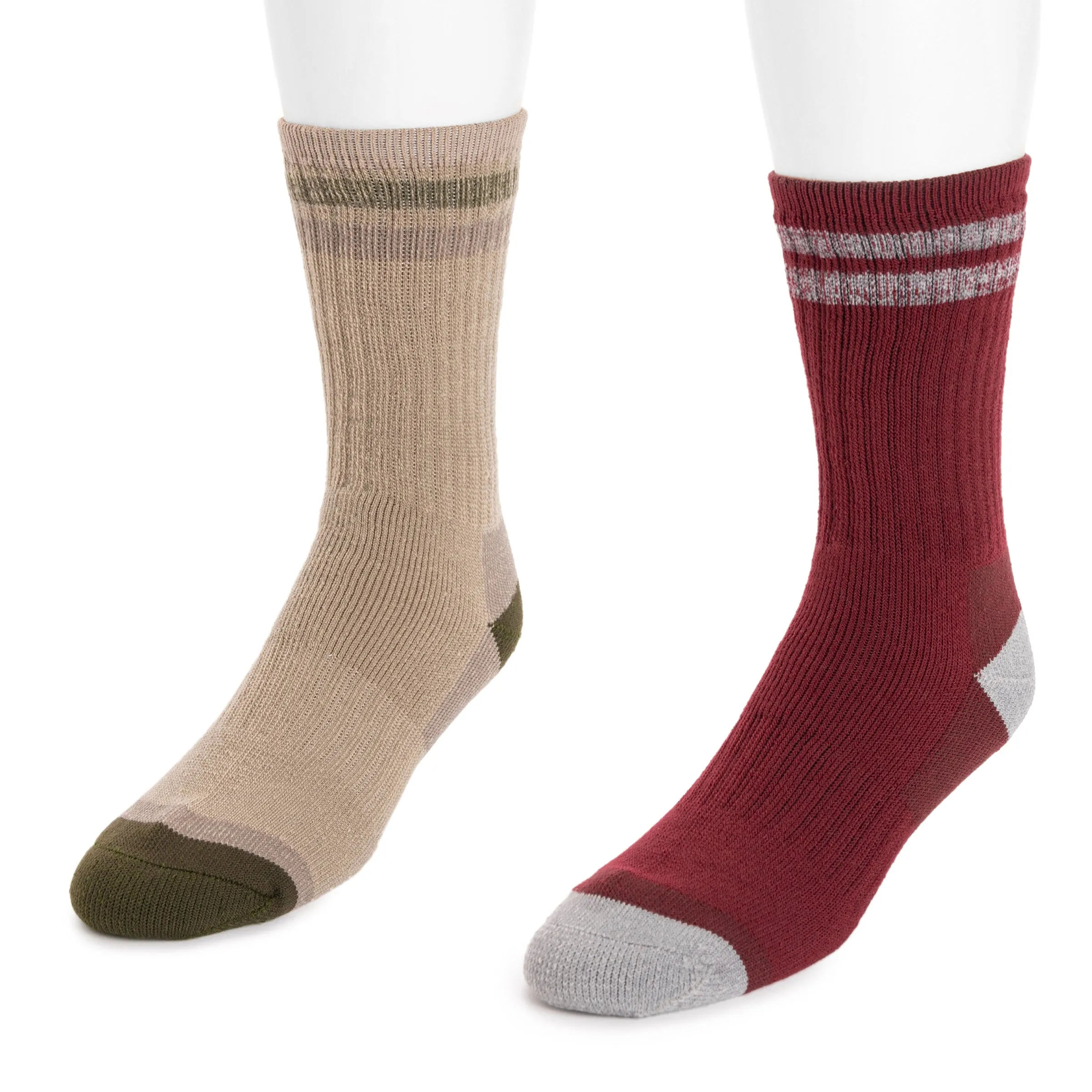 Men's 2 Pair Pack Heat Retainer Hiking Socks