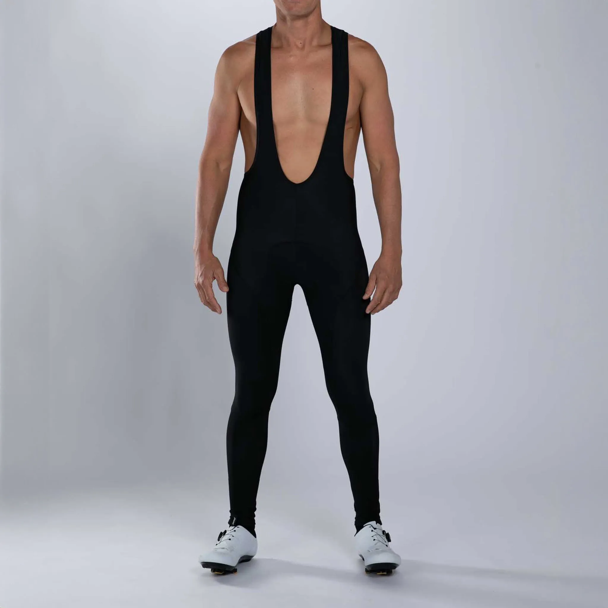 Mens Elite Cycle Thermo Bib Tight - Black