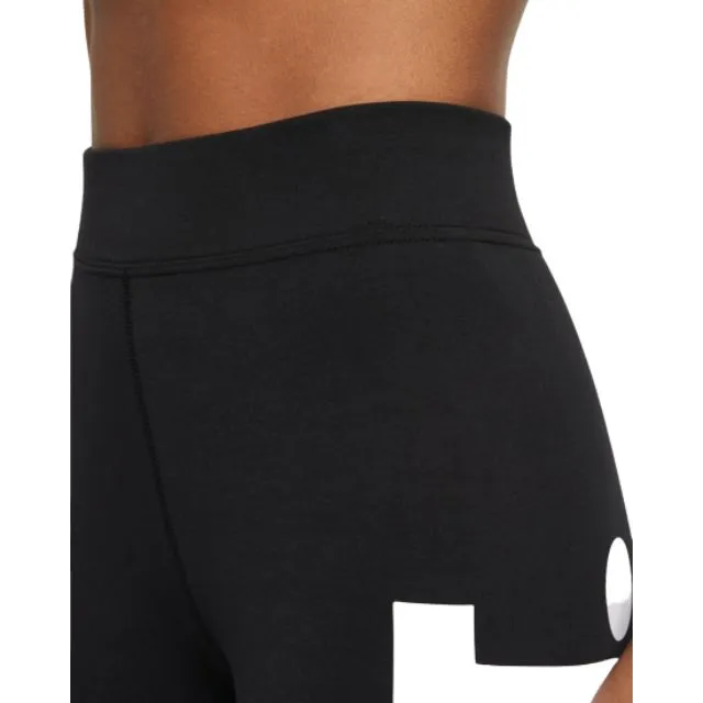 Nike Sportstyle Essential High Rise Graphic Women Lifestyle Tight Black/White