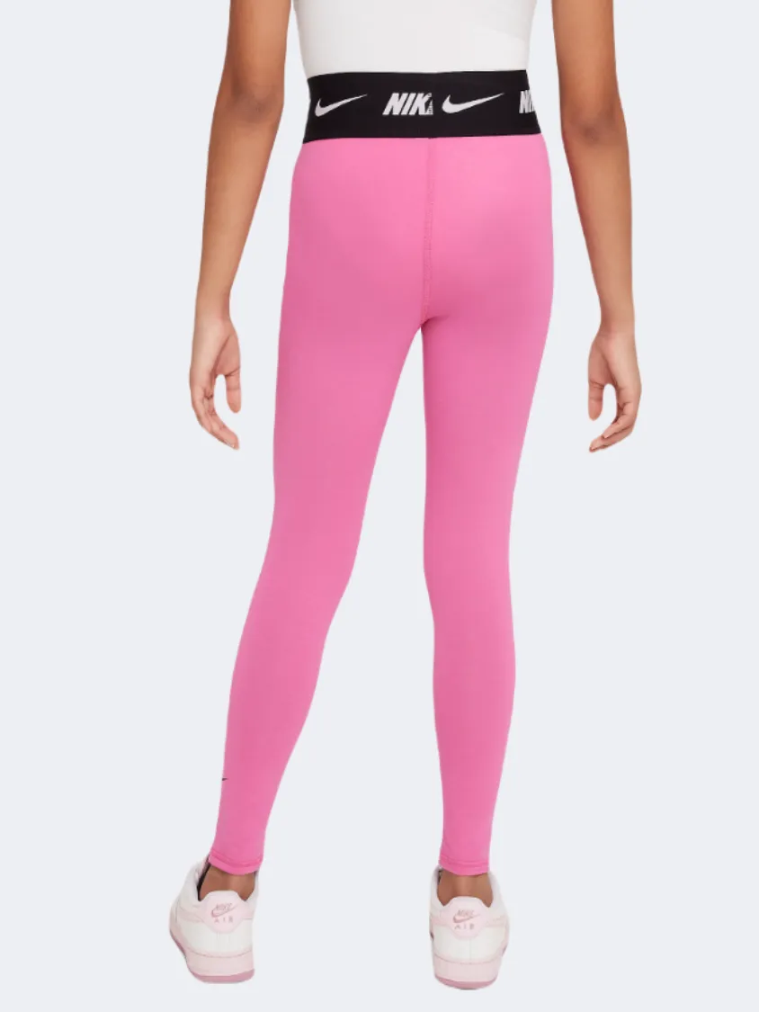 Nike Sportswear Favourites High Waist Girls Lifestyle Tight Alchemy Pink