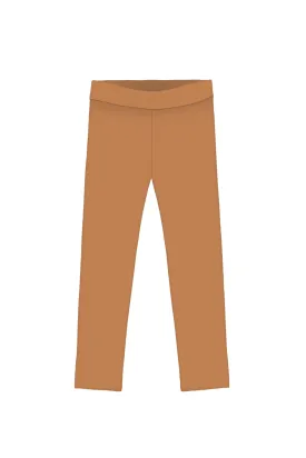 Nude UV 50  Lucy Beige Performance Cute Stretchy Leggings - Kids