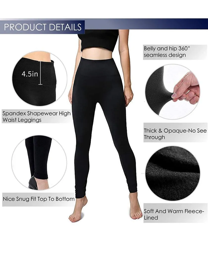 PBG Women‚Äôs Fleece Leggings 8 Colors! High Waist Stretchy Warm Leggings One Size  (Small-Large reccomended)