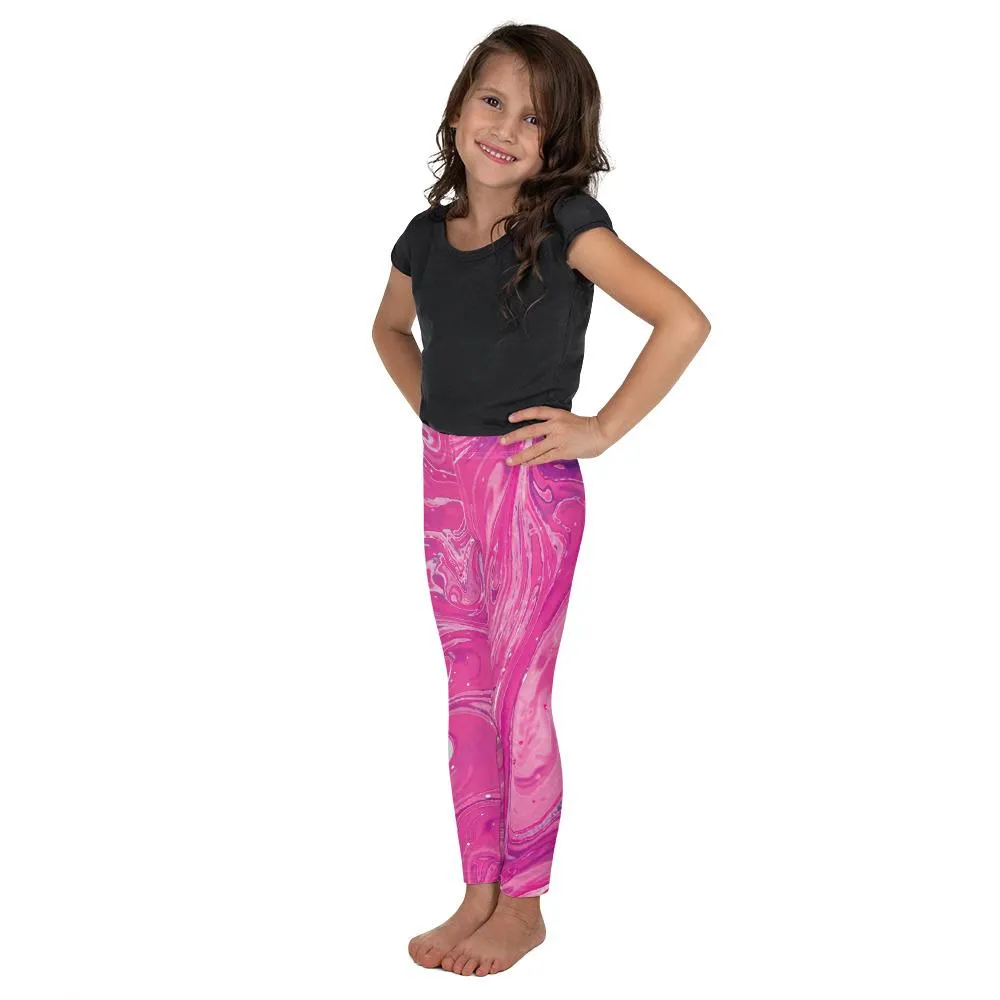 Pink Swirl Kid's Leggings