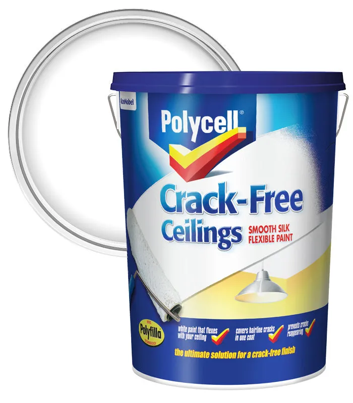 Polycell Crack Free Ceilings Flexible Paint Smooth