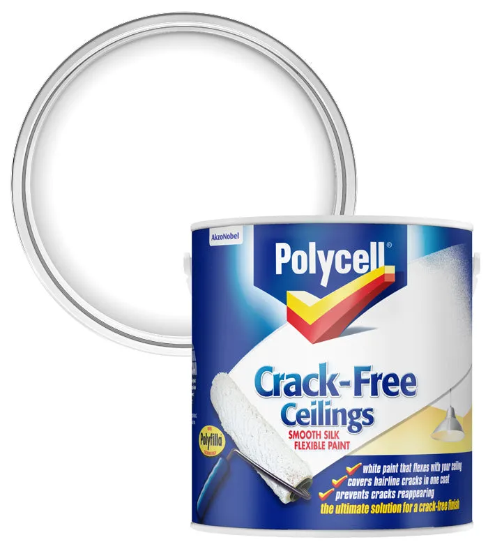 Polycell Crack Free Ceilings Flexible Paint Smooth