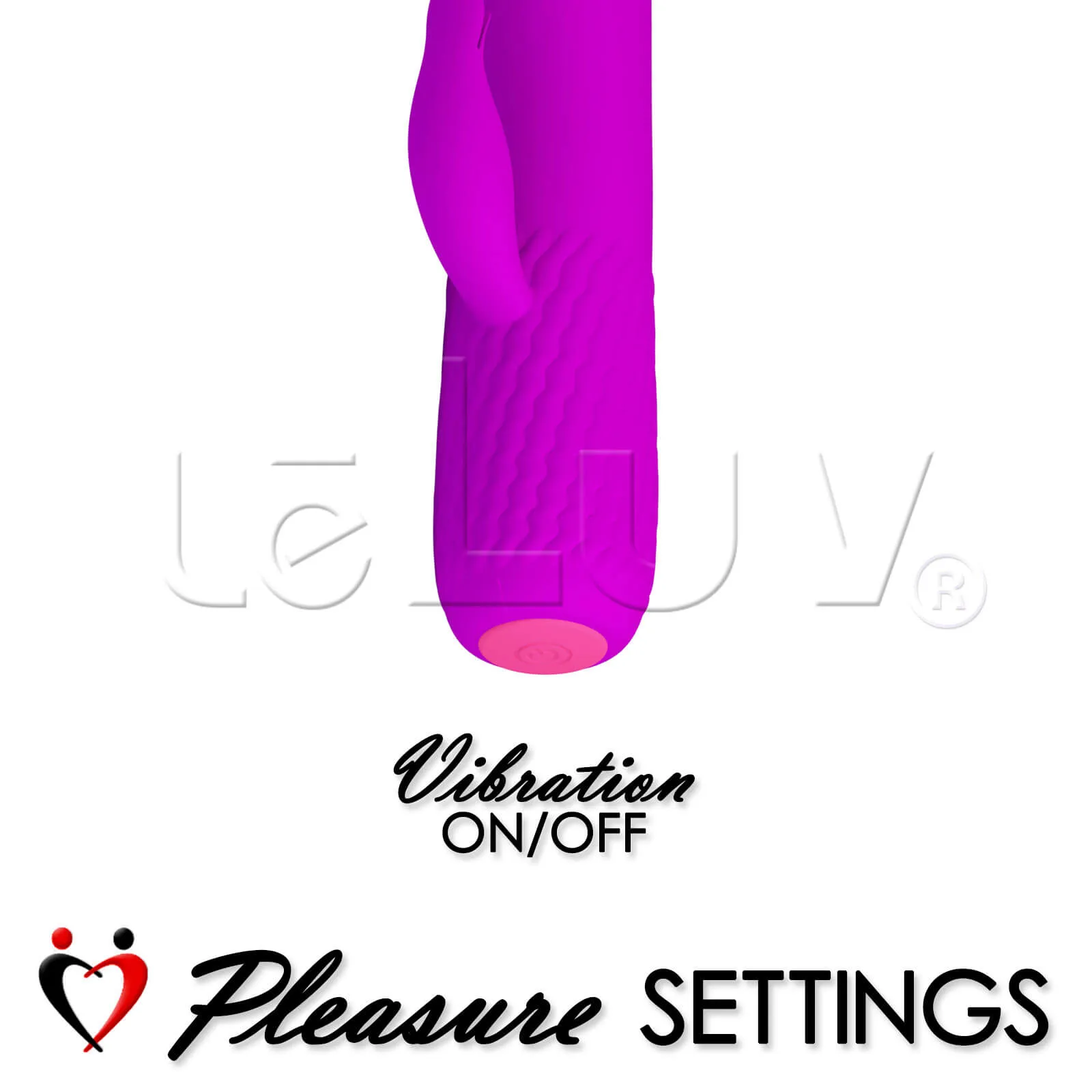 Rabbit Vibrator Flexible 12 Mode USB Rechargable Smooth Silicone