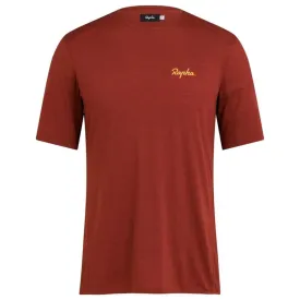 RAPHA Explore Merino Tshirt - FBR Brick