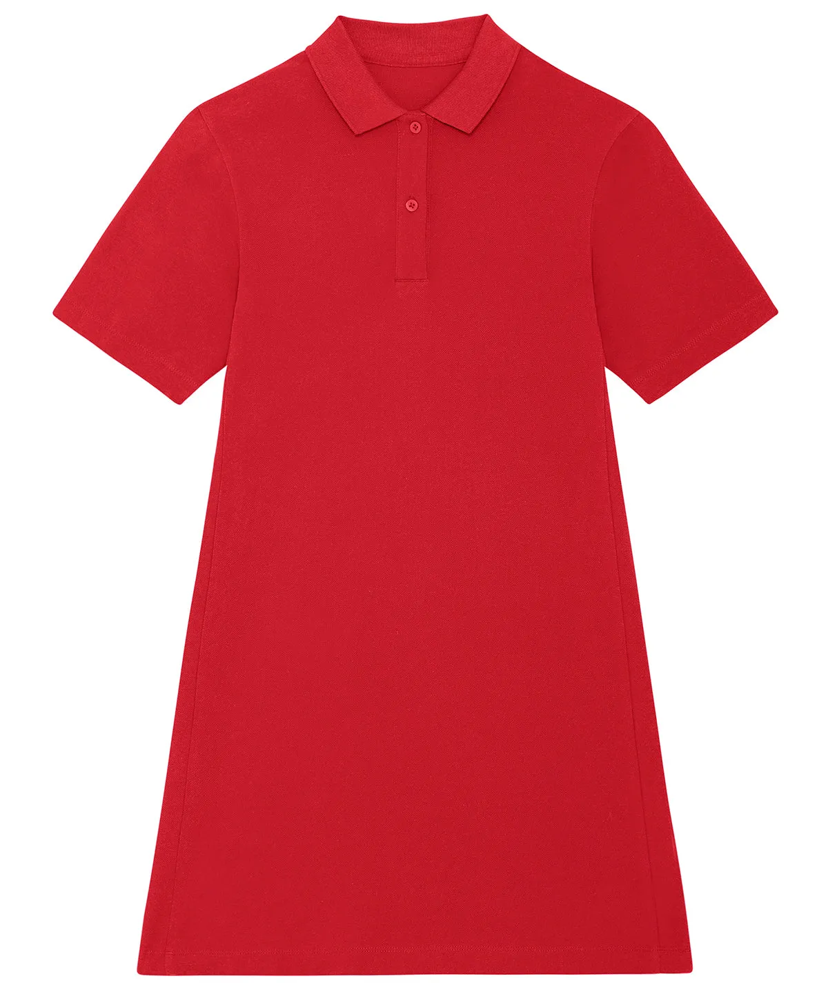 Red - Stella Paiger women's piqué polo dress (STDW162)