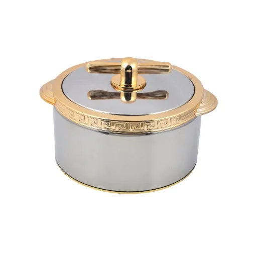 RISHABH 3-Piece Insulated Casserole Set in Gold - Sizes: 1500ml, 2000ml, 2500ml