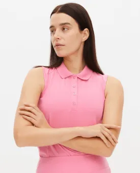 ROHNISCH Rumie Sleeveless Polo Pink Carnation