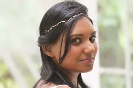 Rustic Branch with Crystals Wreath