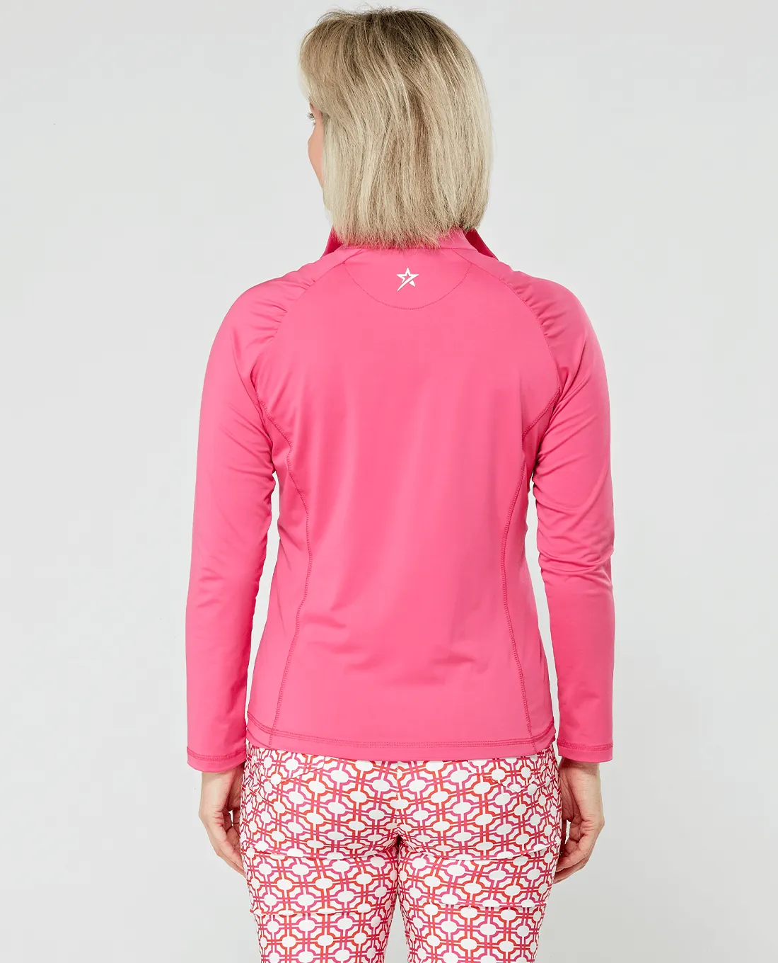 SIZE XXL - SWING OUT SISTER Celeste 1/4 Zip Lush Pink