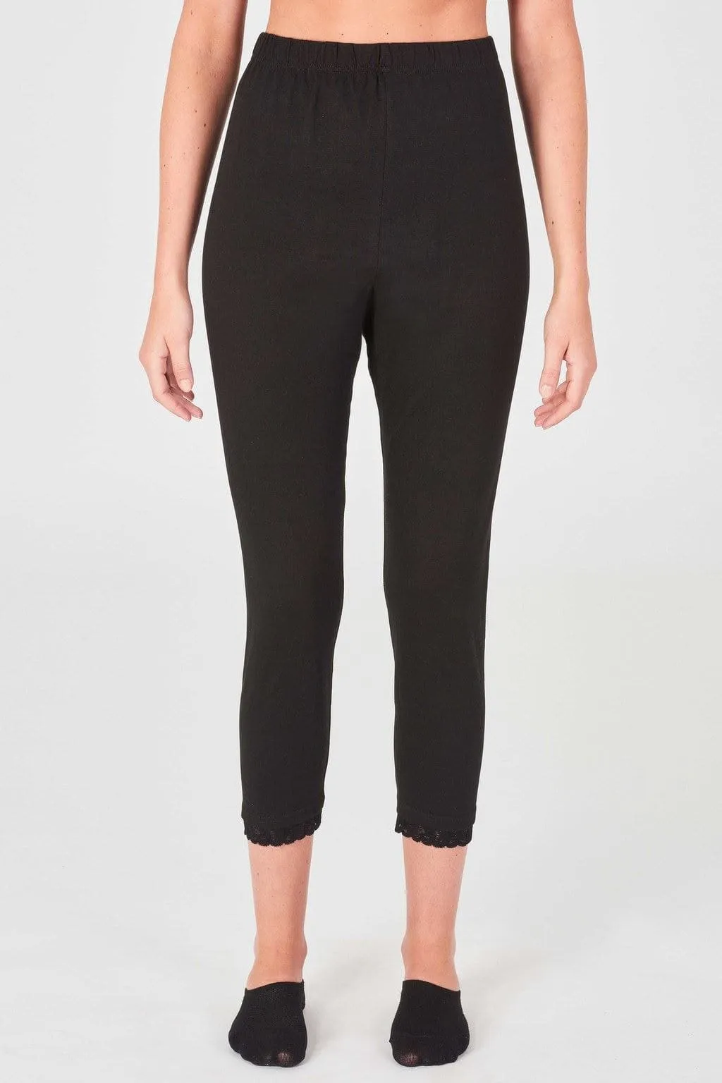 Stretch Soft Cotton Leggings - UK 10