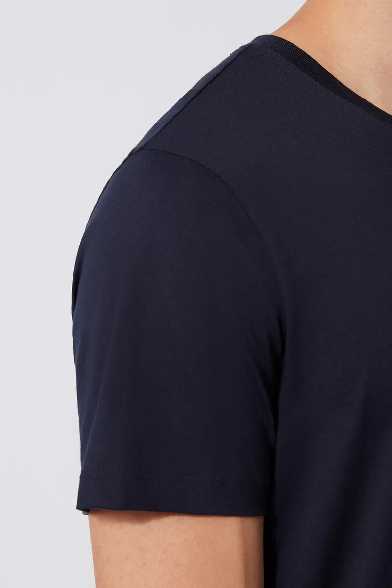 Super Soft Crew Neck T-Shirt | Navy NNY096