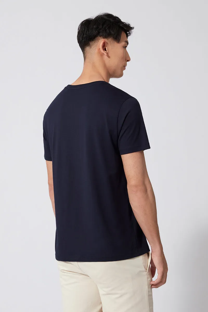 Super Soft Crew Neck T-Shirt | Navy NNY096