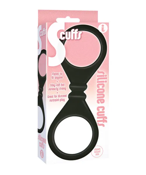 The 9's S Cuffs Silicone Black