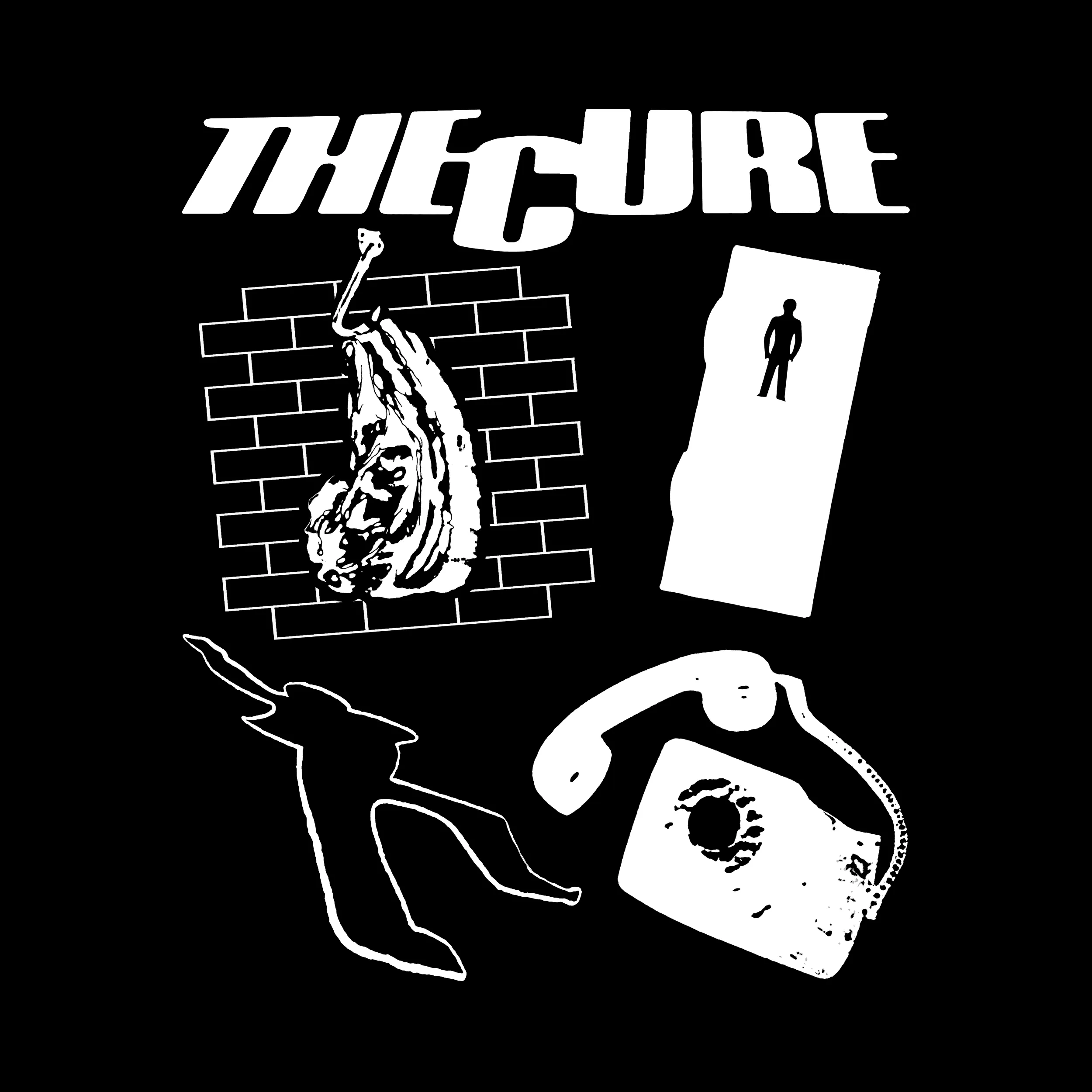 The Cure Three Imaginary Boys Slim Fit Tee