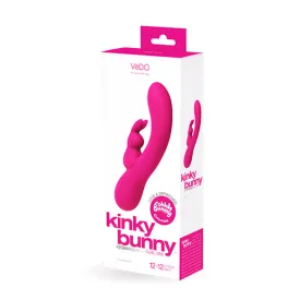 VeDO Kinky Bunny Rechargeable Rabbit Vibrator - Pretty In Pink