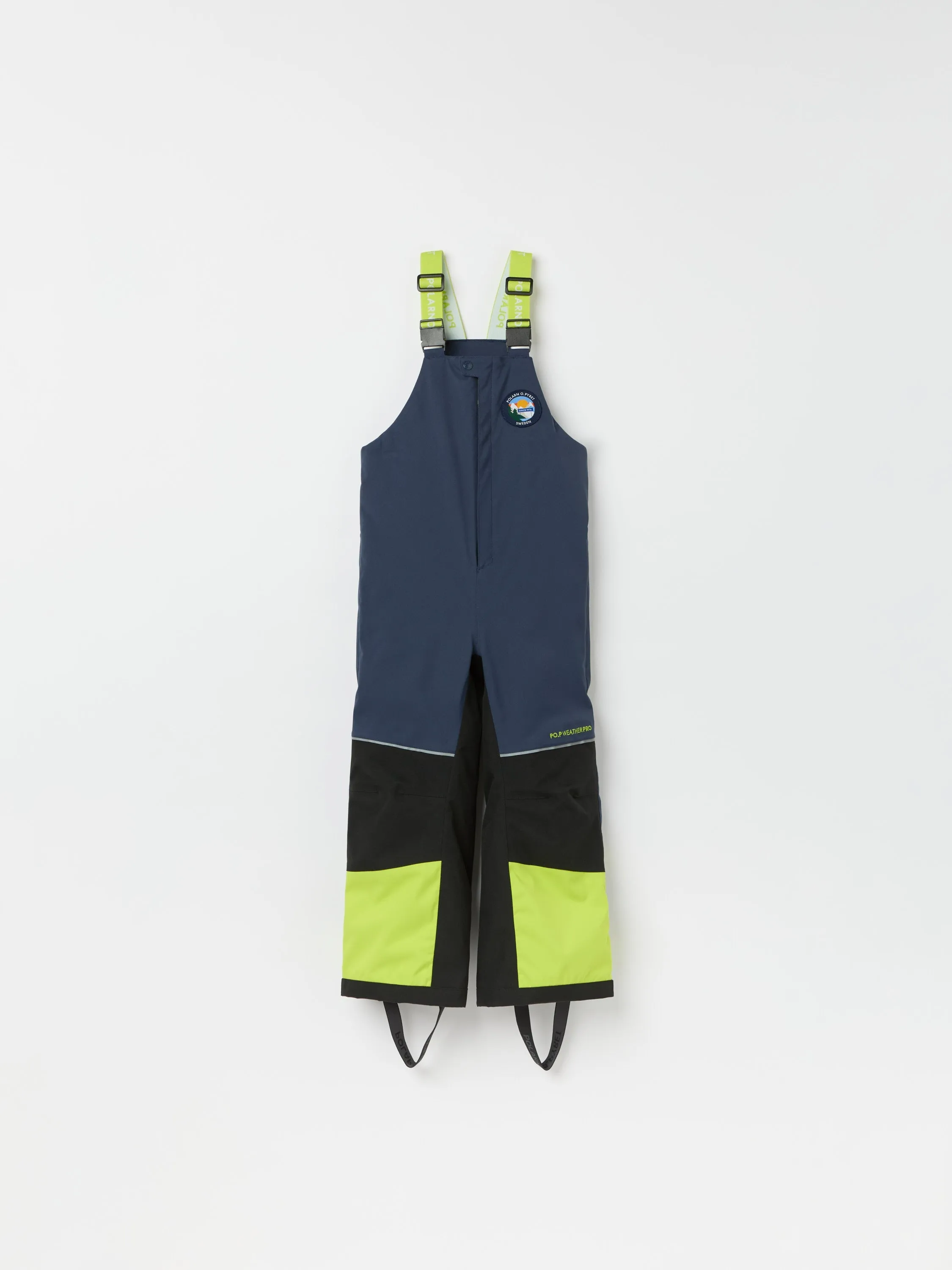 Waterproof Padded Ski Salopettes