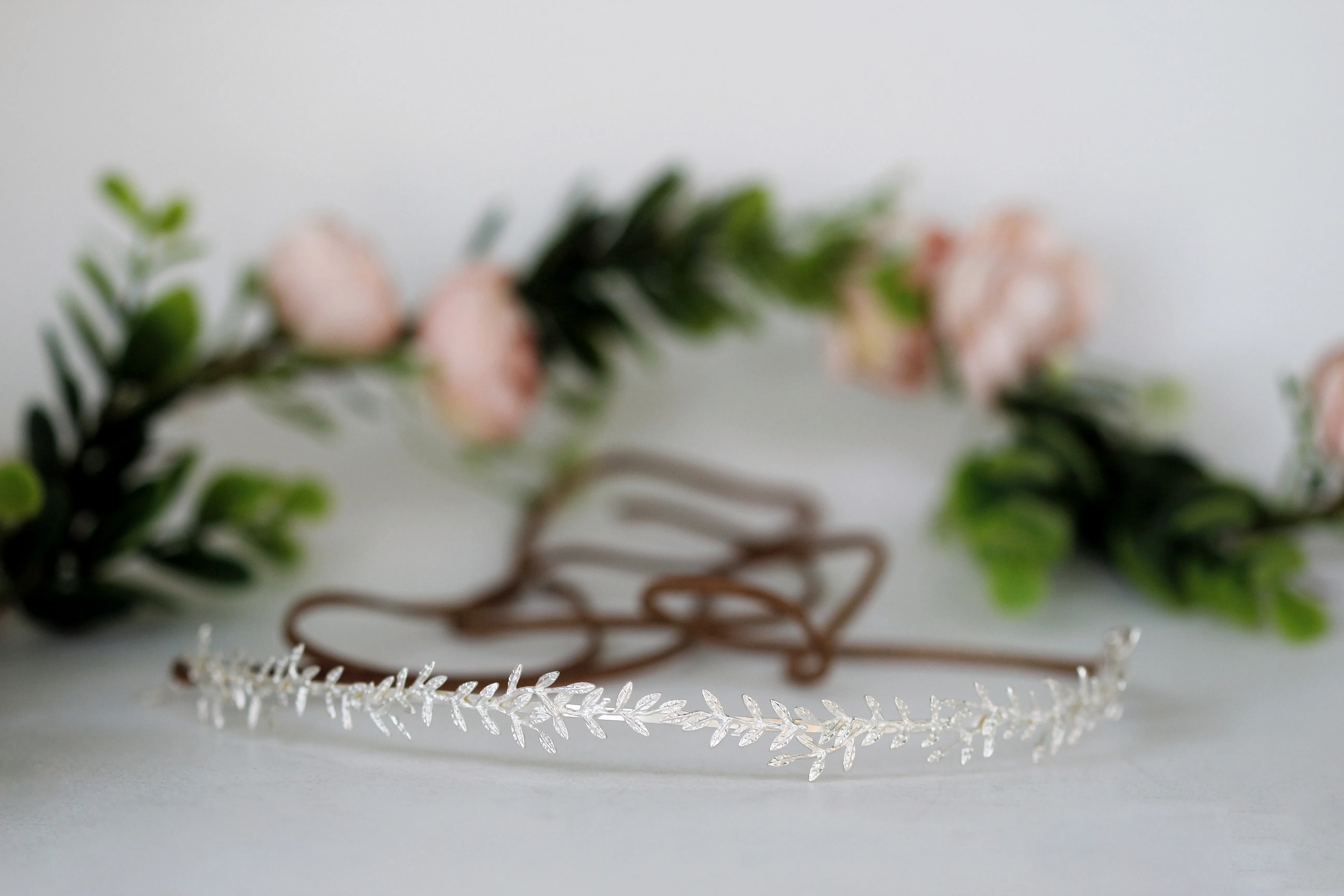 Wild Branches Leaves Wreath