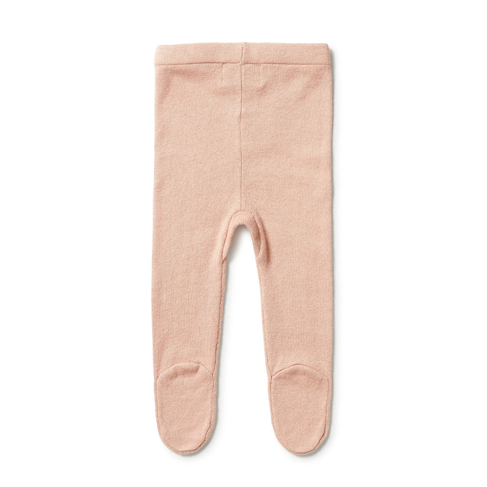 WILSON & FRENCHY KNIT LEGGING W FEET ROSE