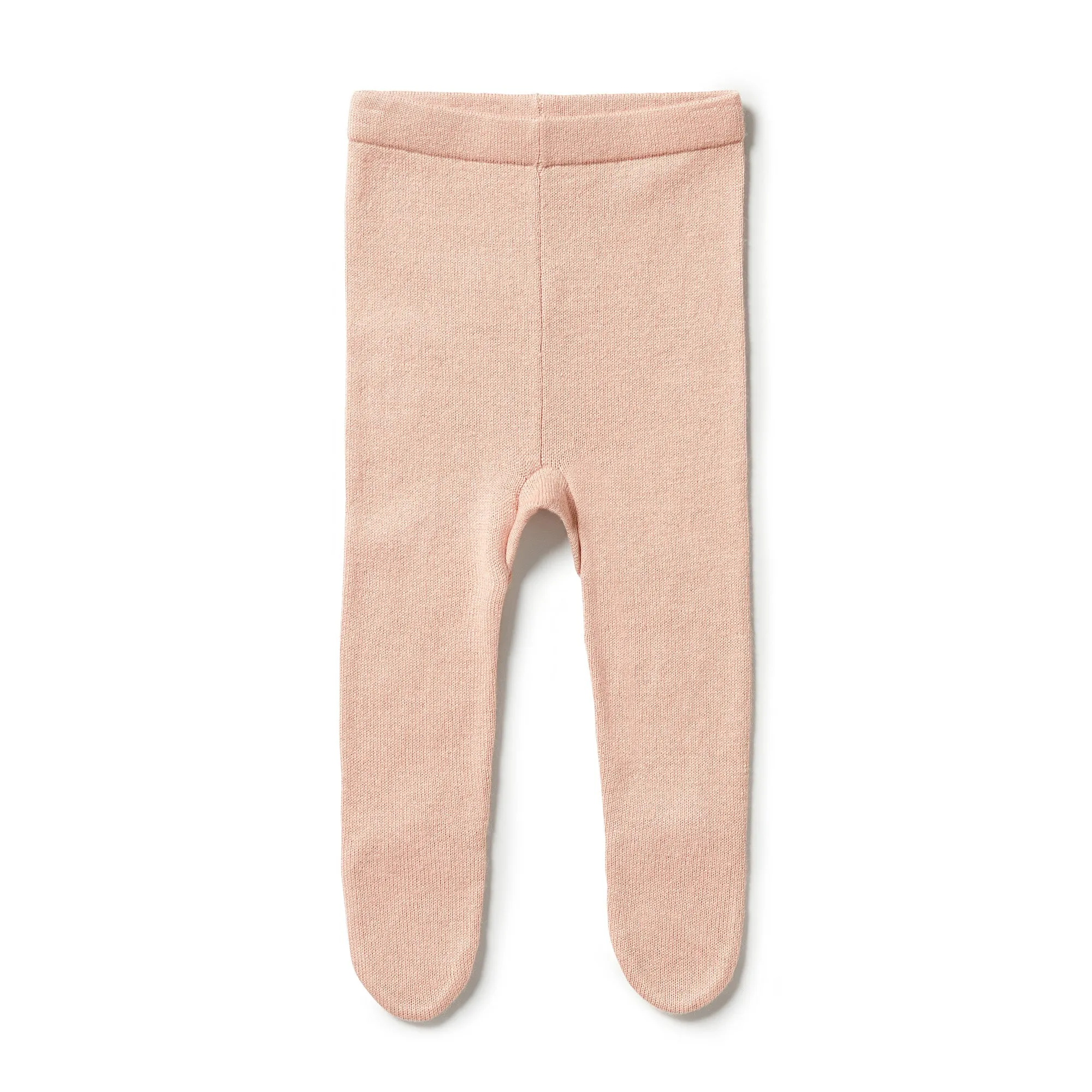 WILSON & FRENCHY KNIT LEGGING W FEET ROSE