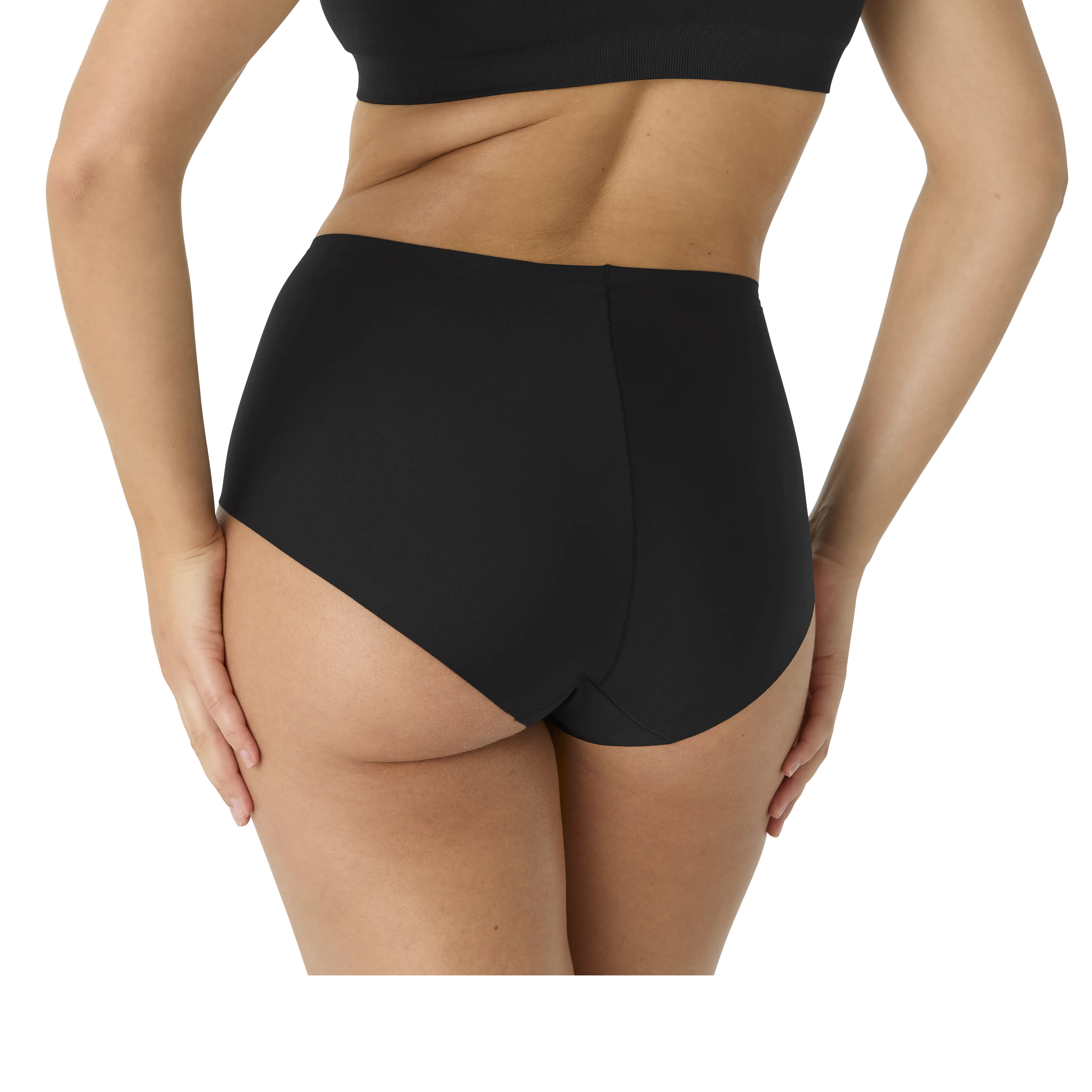 Women's No Show High Rise Full Brief 3-Pack