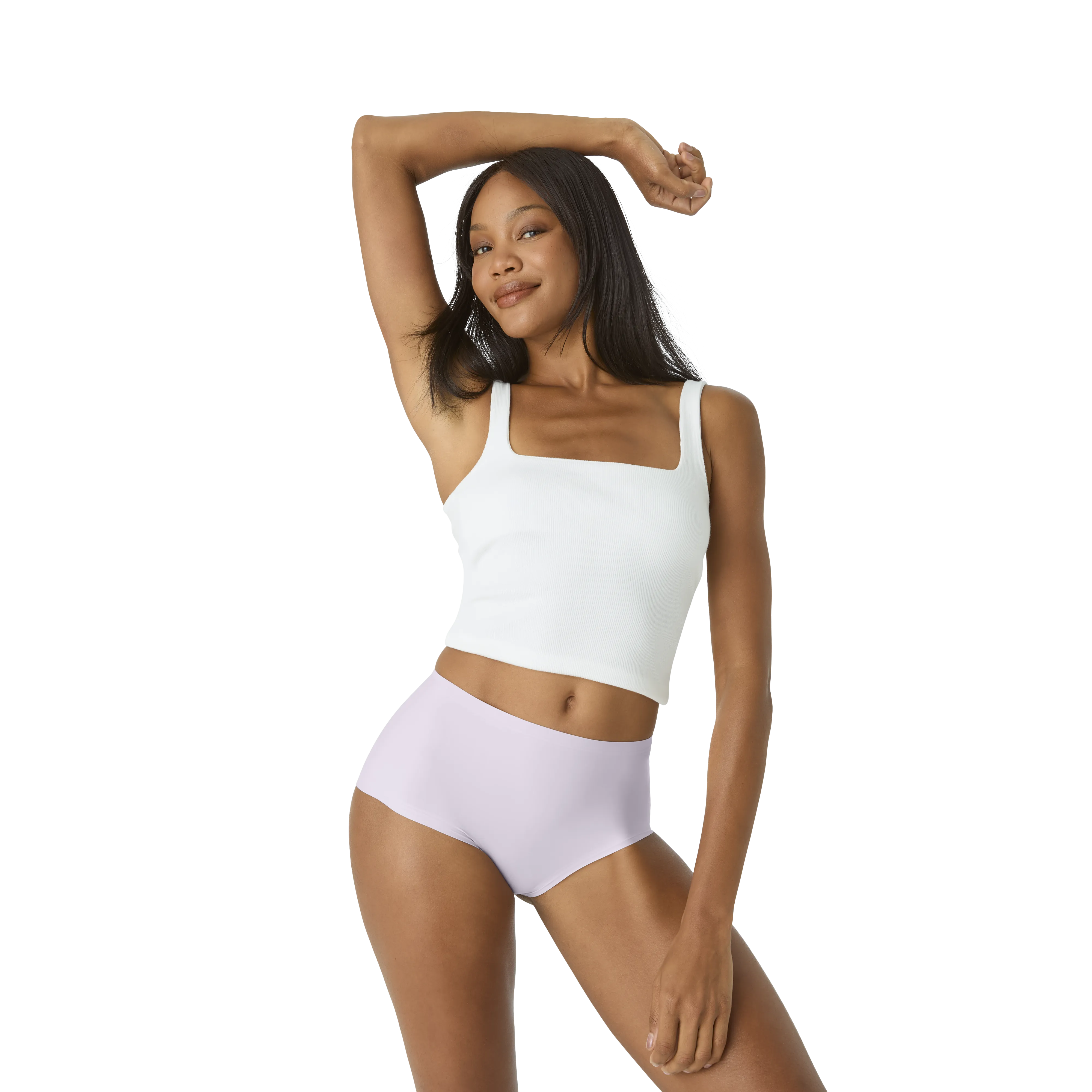 Women's No Show High Rise Full Brief 3-Pack