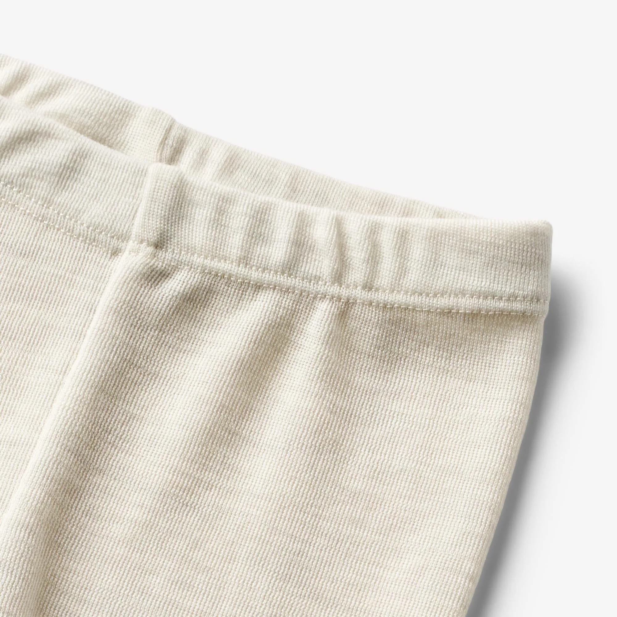 Wool Leggings Agi | Baby - eggshell melange