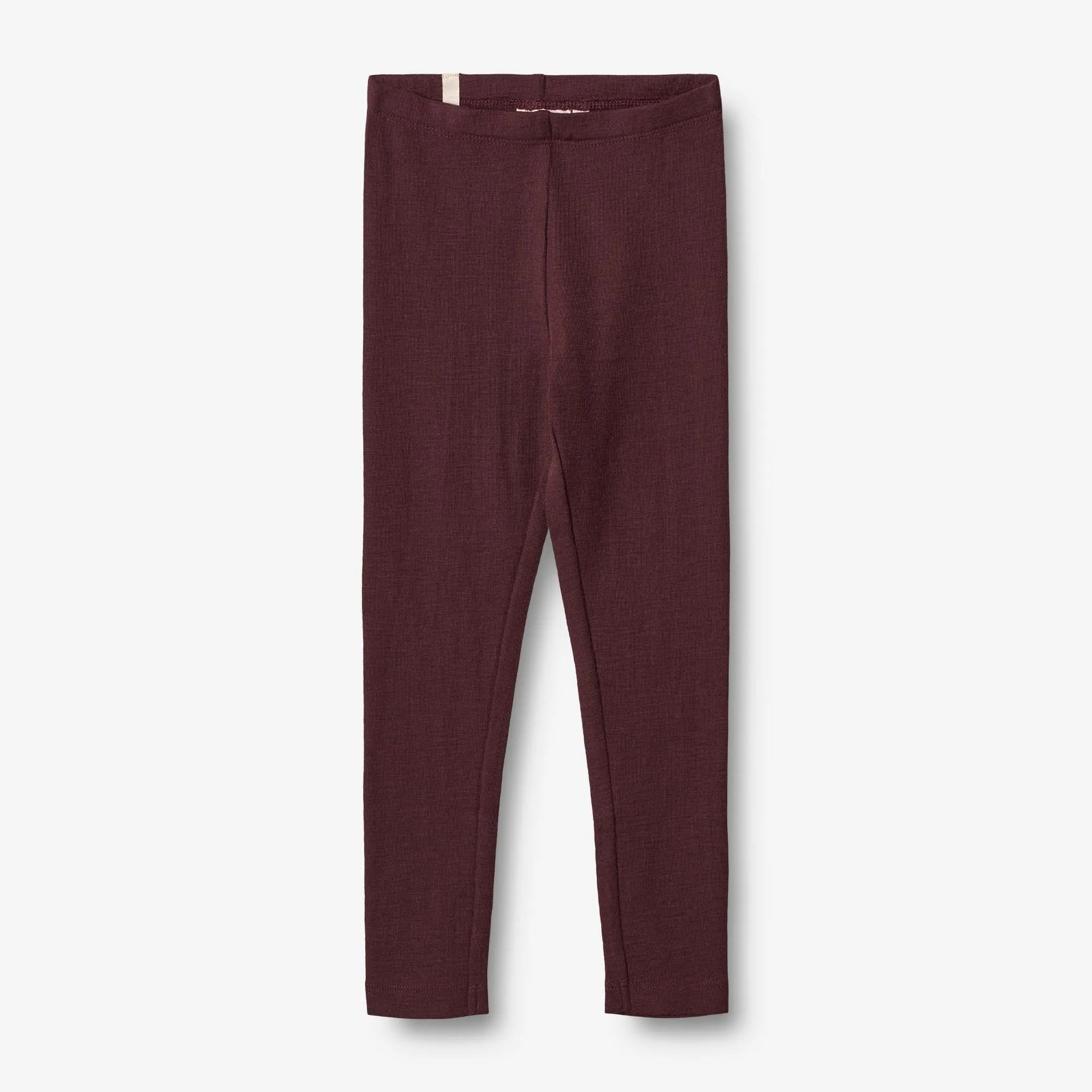 Wool Leggings - aubergine