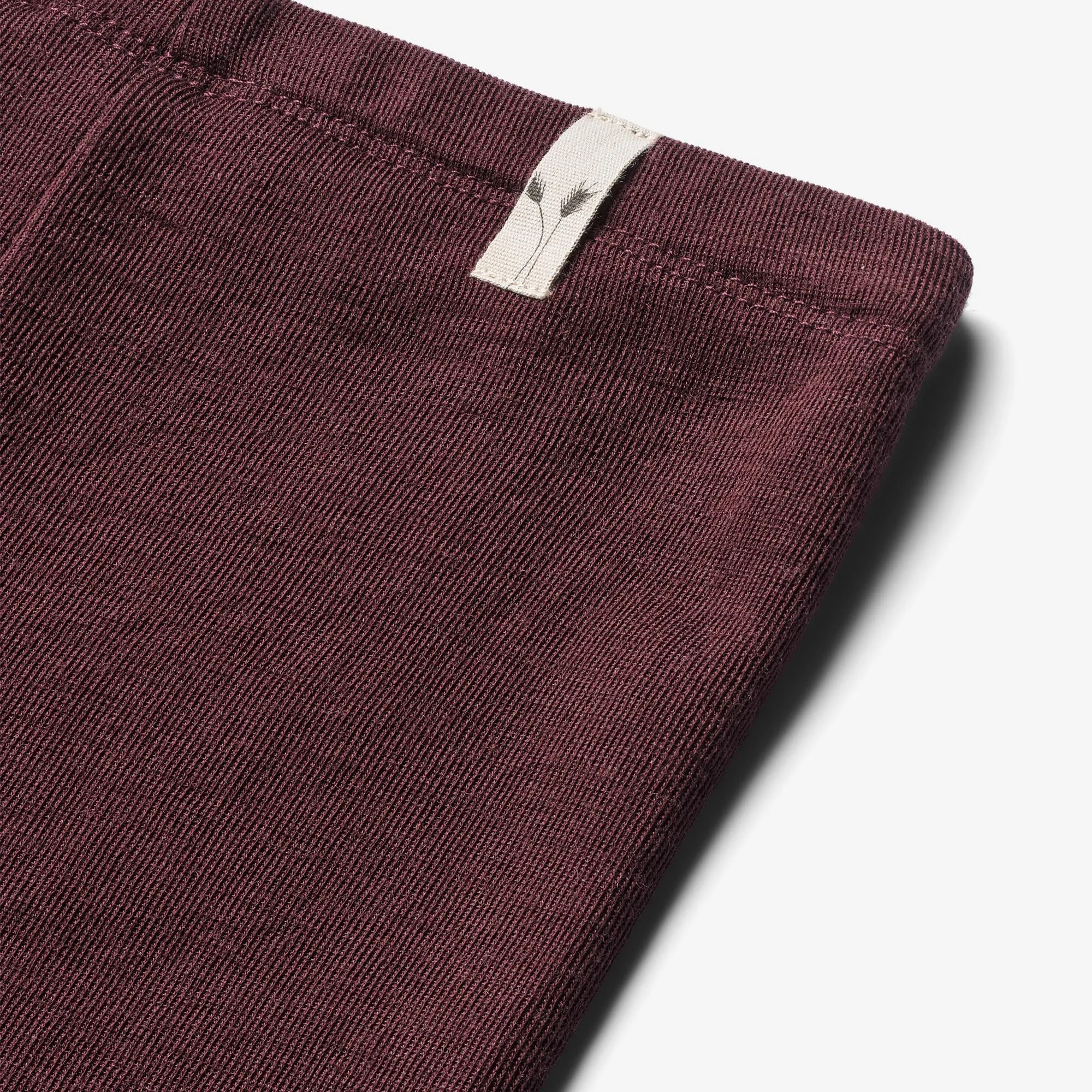 Wool Leggings - aubergine