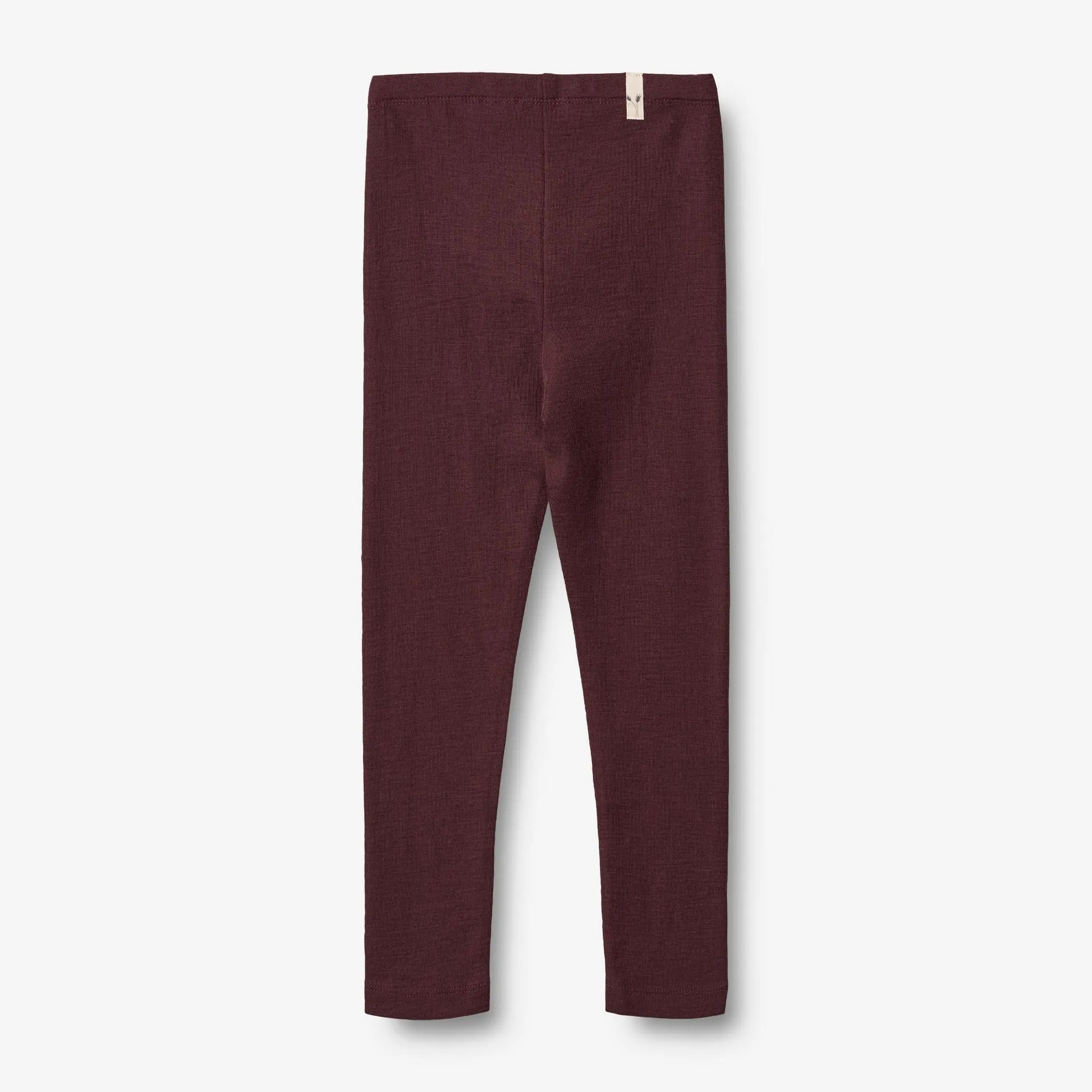 Wool Leggings - aubergine