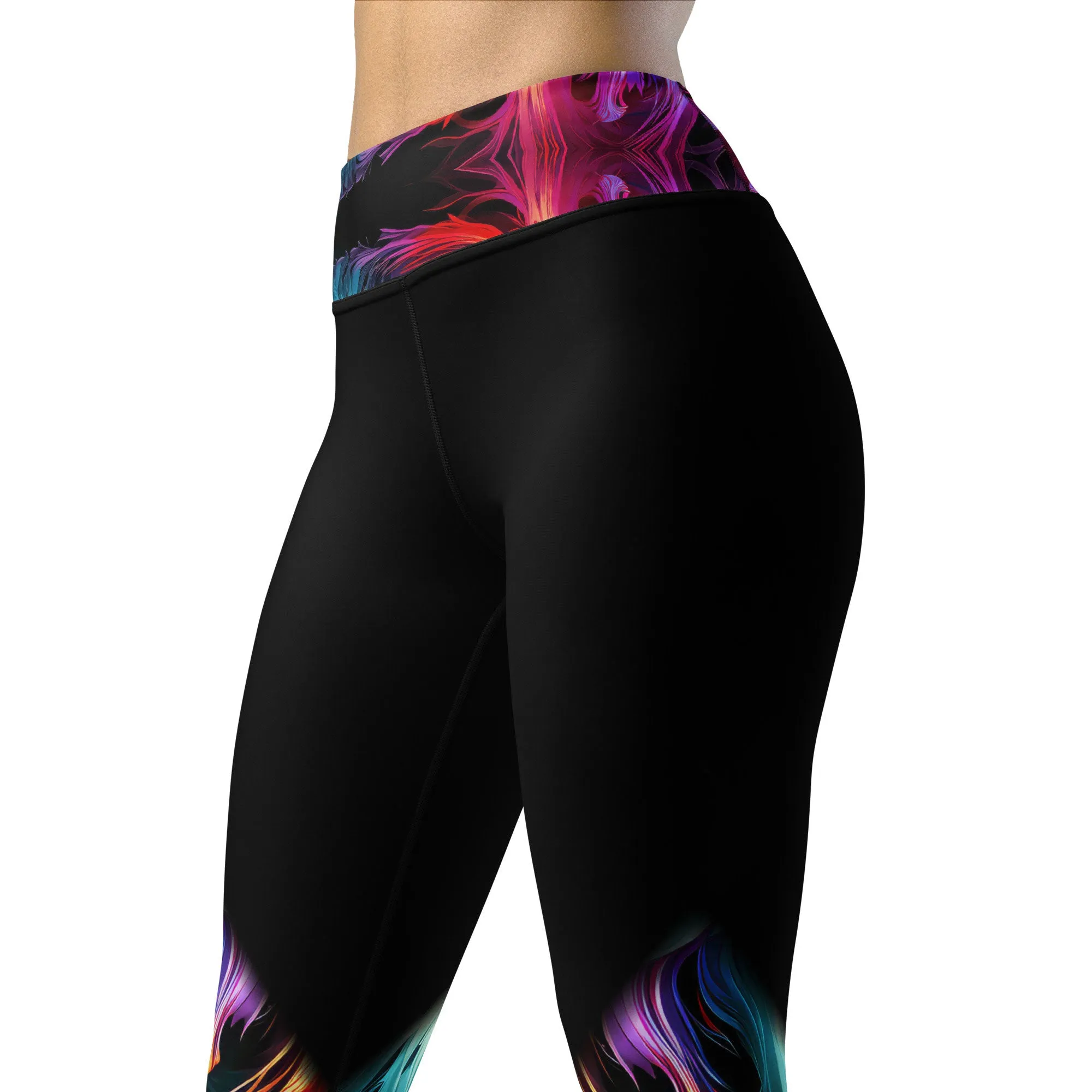 Yoga Leggings Hurricane Rainbow