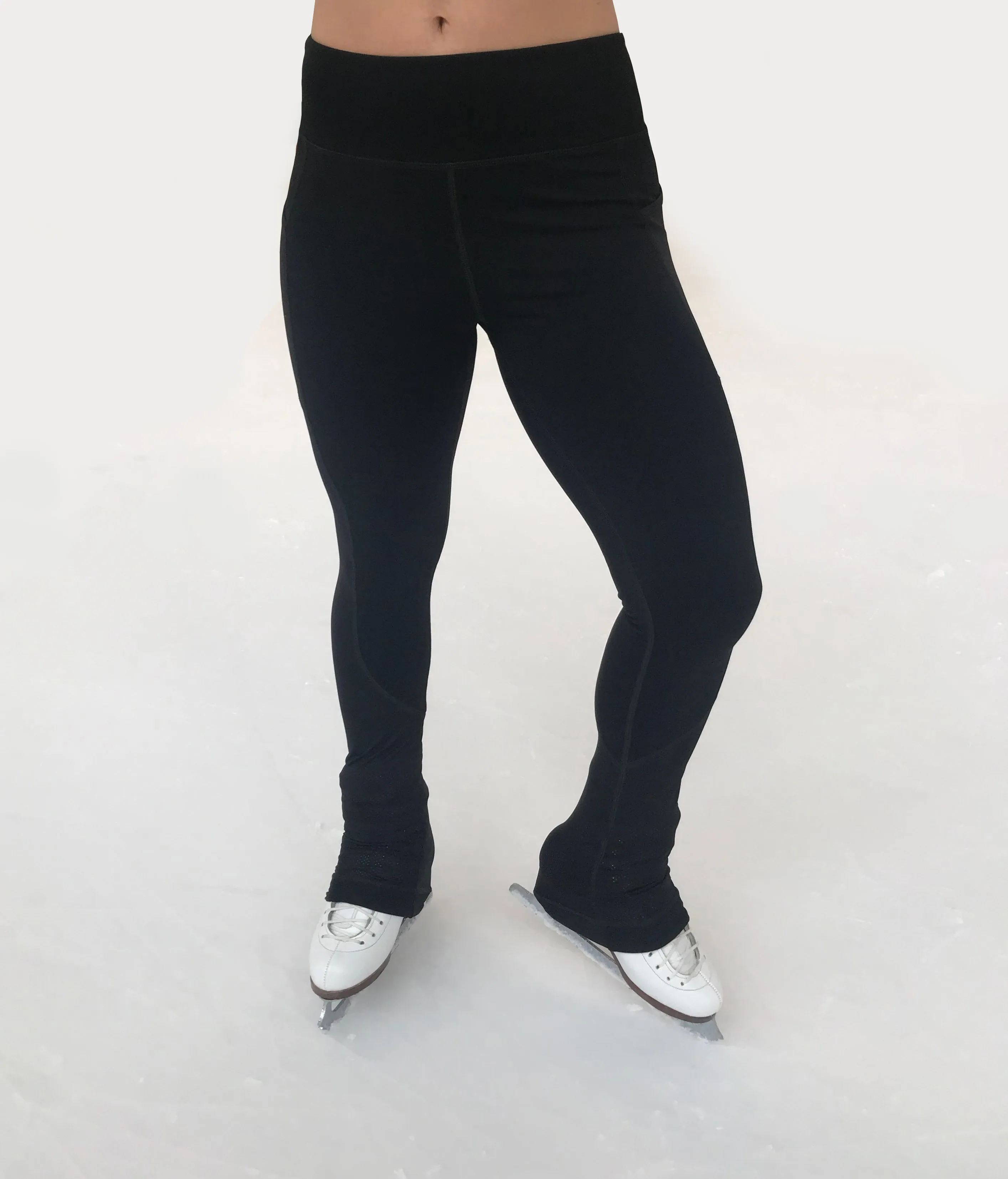 Youth | Figure Skating Practice Pants with Pockets & Performance Mesh