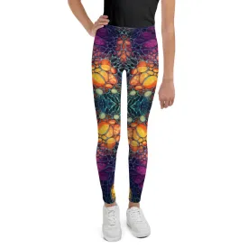 Youth Leggings Christmas cellular lights