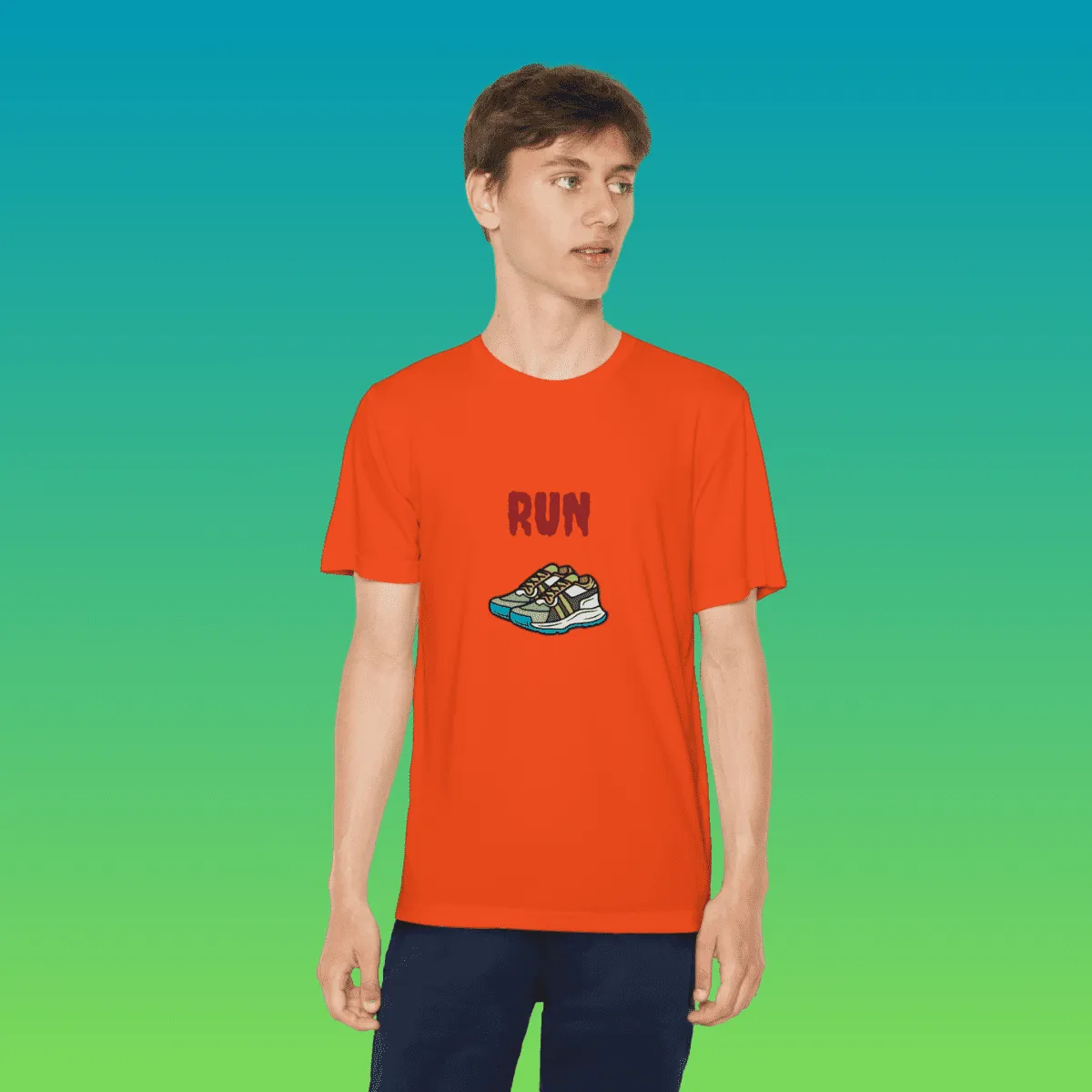 Youth Running Moisture-Wicking Tee
